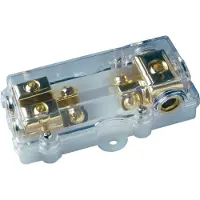 Sinuslive Sicherungsverteilerblock für Mini ANL-Sicherungen 1x 25mm² - 2x 16mm²