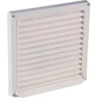 Wallair N32812 Lamelgitter Plastic Passer til rørdiameter: 12.5 cm