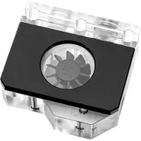 Ekwater EK Water Blocks 3831109829721, Schwarz, Transparent, Durchflussanzeiger, 1/4 Zoll