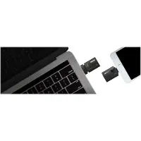 Team Group M211, 32 GB, USB Typ-C, 3.2 Gen 1 (3.1 Gen 1), 100 MB/s, Ohne Deckel, Schwarz
