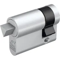 Basi - Dreikant-Halbzylinder - 10/30 mm - für Absperrpfosten und vieles mehr - ohne Dornschlüssel