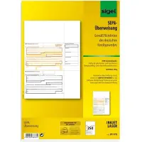 Sigel PC-SEPA-Überweisung ZV570, 250 Stück