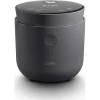 Lauben Low Sugar Rice Cooker 1500AT, Inhalt 1,5 Liter, 6 automatische Programme, verzögerter Start, Warmhalten, Antihaftbeschichtung, Schwarz