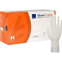 Abena Latex-handschuhe Classic Unster.puderfre 100 St