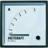 Voltcraft AM-72X72/5A AM-72X72/5A Analog-Einbaumessgerät AM-72X72/5A 5 A Dreheisen