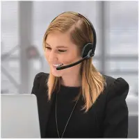 Koss Headset CS295 Mono On-Ear-Mikrofon USB Schwarz