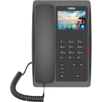 Fanvil H5W, IP-Telefon, Schwarz, Kabelgebundenes Mobilteil, Im Band, Außerhalb des Bandes, SIP-Info, 2 Zeilen, 8,89 cm (3.5")