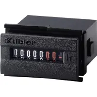 Kübler 3,245,201,351 Kübler H37,5 driftstimetæller/tidstæller med DIN-mål, 48x24, 10-30VDC