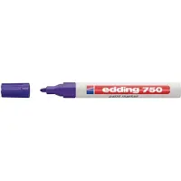 Edding 750, Violett, Violett, Wei?, 1 Farben, Rundspitze, Rund, 2 mm