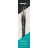 Wittmax GUNDAM ACC - Set de 3 Pinceaux Ronds - Taille '0-1-2'
