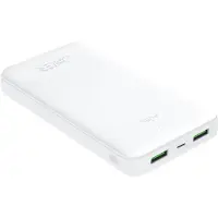 Puro Power Bank 20000 mAh mit zwei USB-A-Anschlüssen und einem USB-C-Schnellladeanschluss – inklusive Kabel