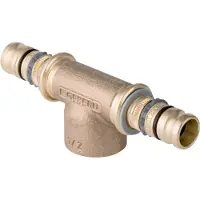Geberit Mepla T-Stück 90 Grd. m. IG 20 mm - 1/2" - 20 mm