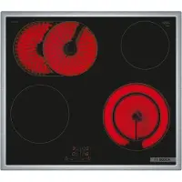 Bosch Serie 4 PKN645BA2E, Schwarz, Integriert, 60 cm, Keramik, Glaskeramik, 4 Zone(n)