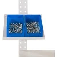 Manuflex ZB4782.7035 Schrägablage für Kleinteile zur Befestigung an