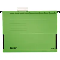 Leitz Alpha, A4, Karton, Metall, Grün, 225 g/m², FSC, DIN 821, 348 mm