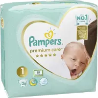 Pampers Premium Care Größe 1 Einwegwindel 2-5 kg 26 Stück