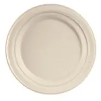 Multi Tallerken rund 18 cm Bagasse FF natur brun,8 ps x 50 stk/krt