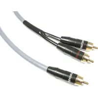 Melodika RCA (Cinch) - RCA (Cinch) Kabel mit 2 x 0,5 m langen Kabeln