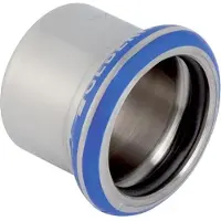 Geberit Edelstahl-Kappe Mapress, Ø18mm, Pressmuffe, CIIR-Dichtring, CrNiMo-Stahl, 1 Stk.