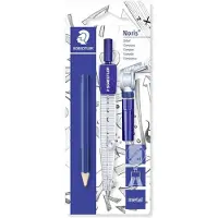 Staedtler Noris 560 Schulzirkel, 300 mm, 124 mm, silber, Schulzirkel, BK