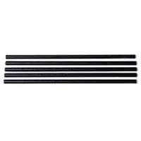 MultiLine Sugerør Ø6x230 Mm Uden Knæk Bionedbrydelig Papir Sort 500 Stk.