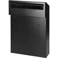 ORNO Briefkasten FIJI, schwarz