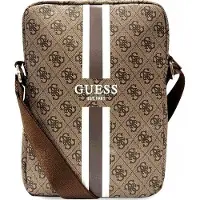 GUESS PU 4G Printed Stripes Wallet Universal 10 Zoll - brown