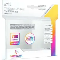 GameGenic - Standard Card Game Value Pack - 200 Matte Sleeves