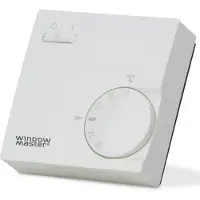 WindowMaster Raumthermostat WLA 110 0001, verbindet sich direkt mit den Reglern WUC 101/102/160 und