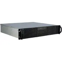 Inter-Tech 2U-20240, Rack, Server, Schwarz, ATX, micro ATX, Mini-ATX, Stahl, HDD, Netzwerk, Leistung