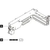 Lenovo V3 2U x16/x8/x8 G4 Riser 1/2 Kit