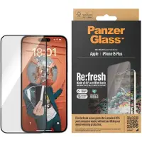PanzerGlass Re:fresh Screen Protector iPhone 15 Plus | Ultra-Wide Fit w. EasyAligner