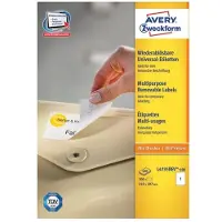 Avery Zweckform Universal-Etiketten, 100 Etiketten, 210 x 297 mm