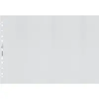 Leitz Prospekthüllen Recycle, DIN A3, Universallochung, dokumentenecht, 100 % recycelbar, transparent, 25 Stück