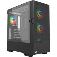 NÖRDIC Gaming NGC-1167, Tower, PC, Schwarz, ATX, micro ATX, Mini-ATX, Gaming, Multi