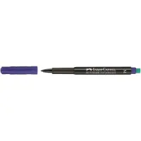 Faber-Castell Marker Multimark, inkl. Spezialradierer, blau, M, permanent