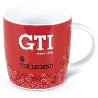 Vw-collect VW GTI kaffekop "The Legend" rød, 370 ml