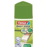 TESA ecoLogo Easy Stick Klebestift, 25 g, Thekendisplay