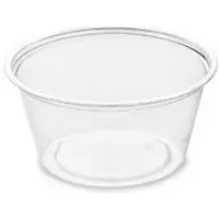 Multi Dressingbaeger 60 ml rund Ø62x30 mm RPET Klar,25 pk x 100 Stk/Krt