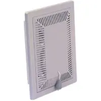 DUKA Ventilation Klapventil 100 x 150 mm med tvangsåbning, hvid, type 112