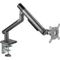 Alterzone Arm One USB Aluminium Monitor Arm, 2 x 3.0 USB-Porte, Space Gray