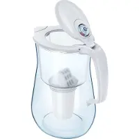 AQUAPHOR Provence 4.2 l BIAY, Karaffe, 4,2 l, Transparent, Weiß, Kunststoff, Achteckig, Provence