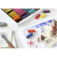 Faber-Castell CASTELL Softpastellkreiden Mini 72er Kartonetui 3 Stk