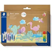 Staedtler Fingerfarben 6ST Pastell sortiert