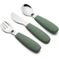 Nuuroo Jana Besteck Set 3er-Pack, Dusty Green