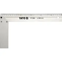 YATO YT-7082, Schreibtisch-Lineal, Aluminium, Aluminium, cm, mm, 350 mm, 1 Stück(e)