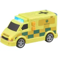 Teamsterz Small Ambulance with L&S yellow toy