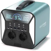 RealPower PS-300C, Lithium-Ion (Li-Ion), 76800 mAh, Zigarettenanzünder, Gleichstrom, Solar, USB, 276,4 Wh, 300 W, 120 W