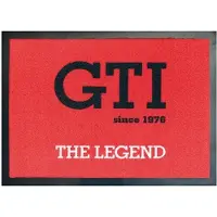 Vw-collect VW GTI dørmåtte, "The Legend", rød