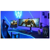 Acer Predator X49 Xbmipphuzx, 124,5 cm (49"), 5120 x 1440 Pixel, Dual QHD, QD-OLED, 0,03 ms, Schwarz